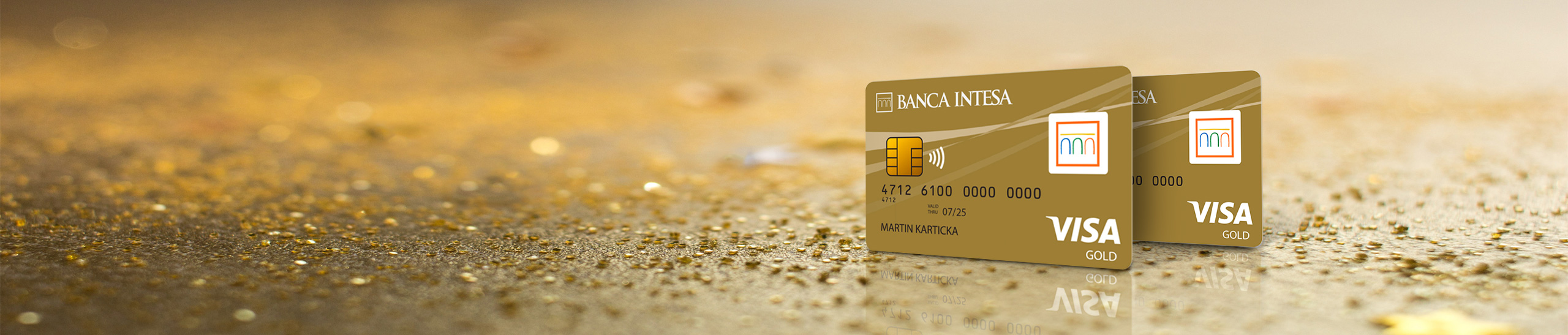 Банковская кредитная карта Visa Gold